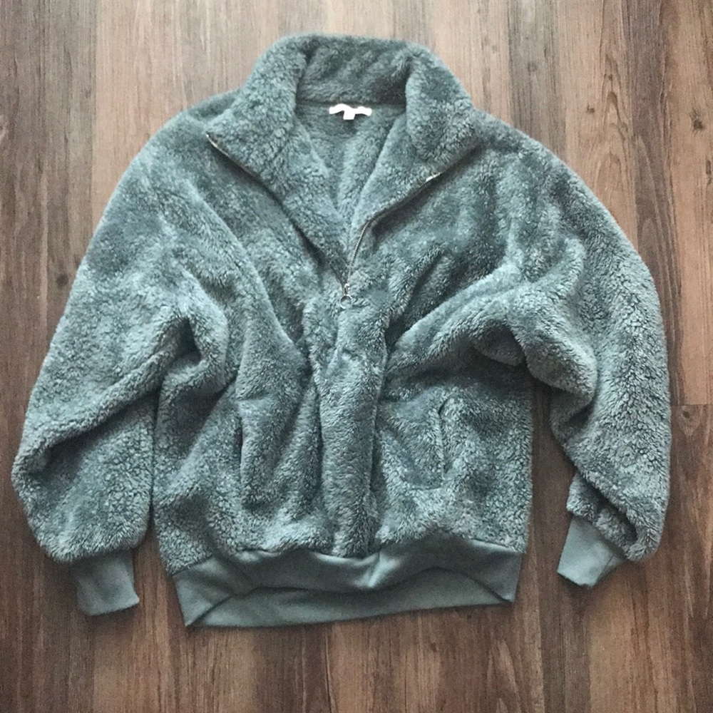 Express One Eleven Oversized Quarter Zip